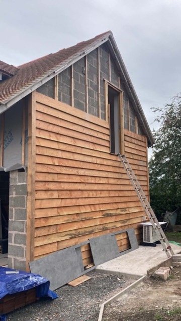 Timber-clad dormer
